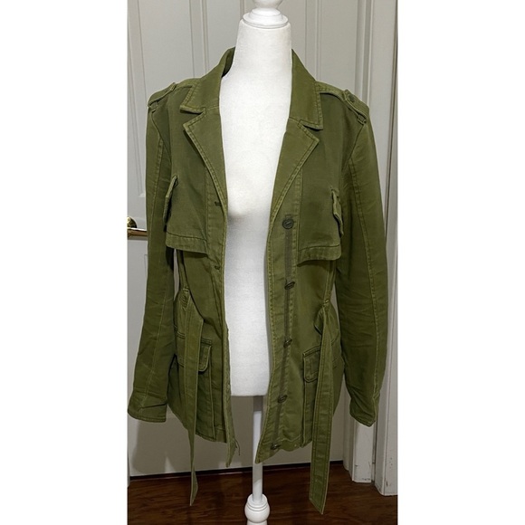 Anthropologie Women's Belted Military Style Jacket, Medium - Picture 4 of 16